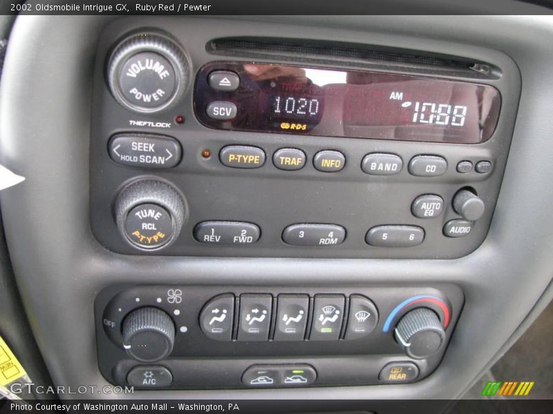 Ruby Red / Pewter 2002 Oldsmobile Intrigue GX