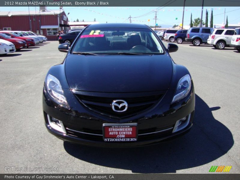 Ebony Black / Black 2012 Mazda MAZDA6 i Touring Sedan
