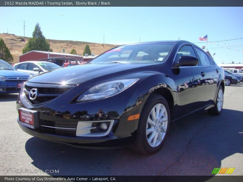 Ebony Black / Black 2012 Mazda MAZDA6 i Touring Sedan