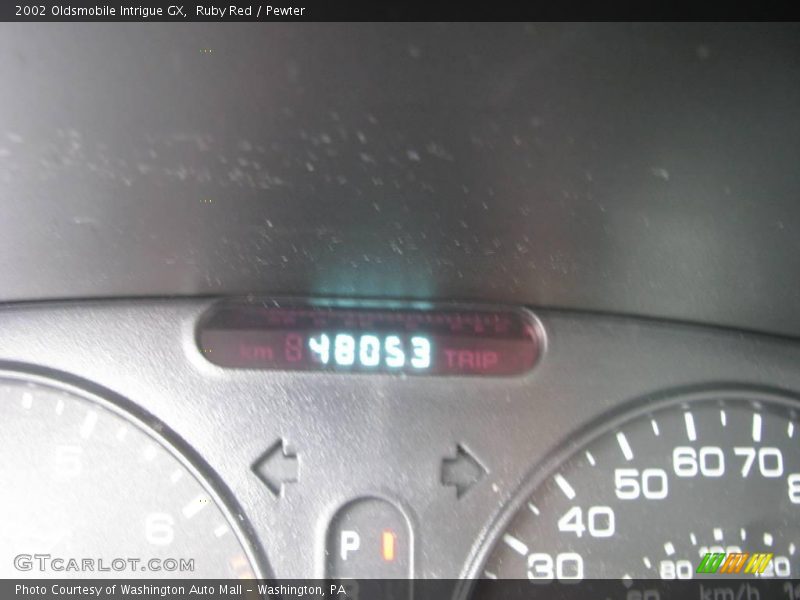 Ruby Red / Pewter 2002 Oldsmobile Intrigue GX