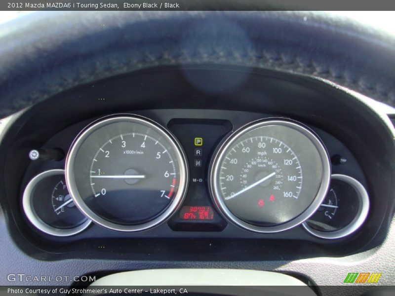 Ebony Black / Black 2012 Mazda MAZDA6 i Touring Sedan