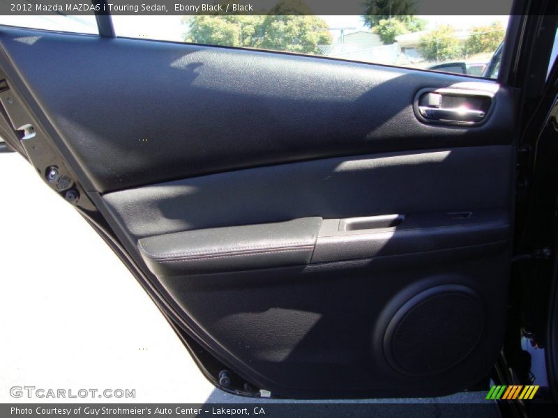 Ebony Black / Black 2012 Mazda MAZDA6 i Touring Sedan