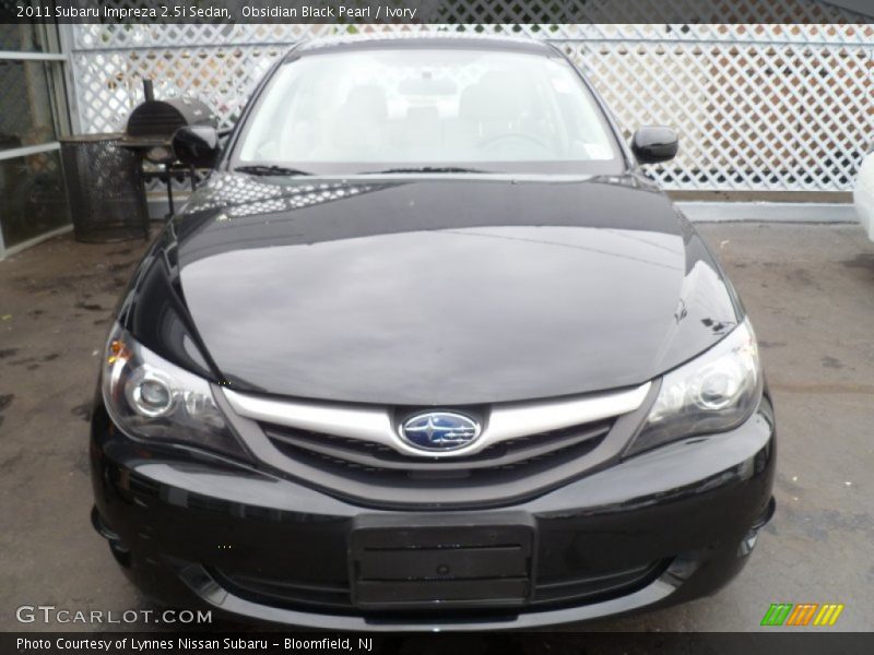 Obsidian Black Pearl / Ivory 2011 Subaru Impreza 2.5i Sedan