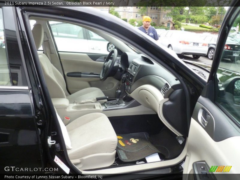 Obsidian Black Pearl / Ivory 2011 Subaru Impreza 2.5i Sedan