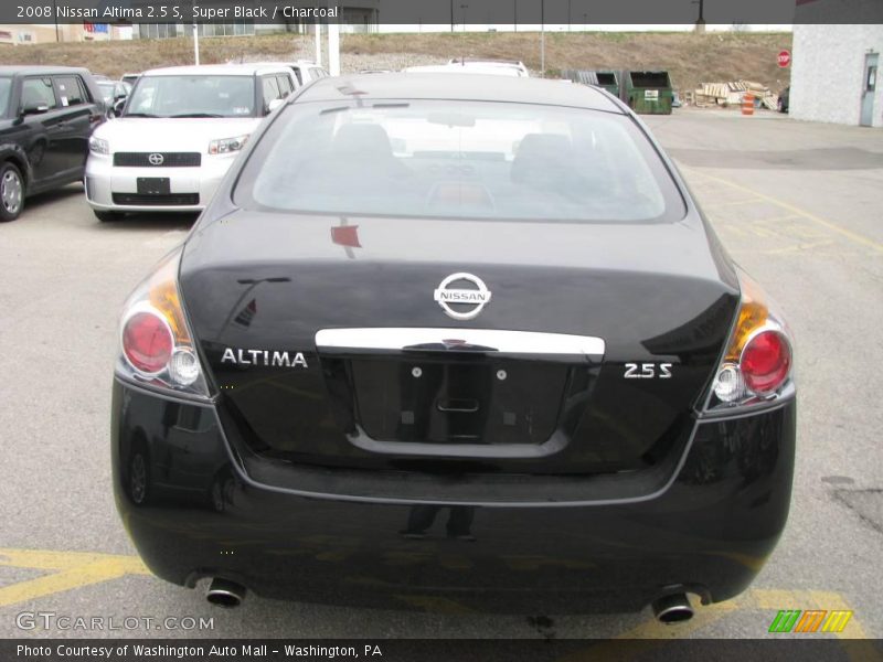 Super Black / Charcoal 2008 Nissan Altima 2.5 S