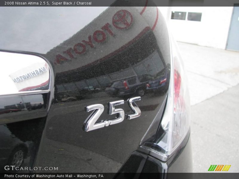 Super Black / Charcoal 2008 Nissan Altima 2.5 S