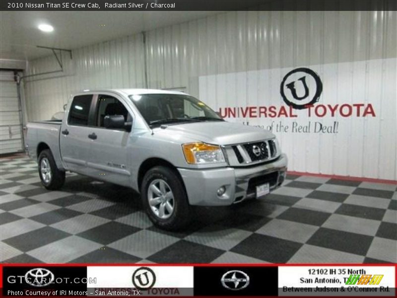 Radiant Silver / Charcoal 2010 Nissan Titan SE Crew Cab