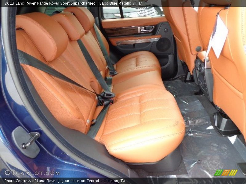 Baltic Blue Metallic / Tan 2013 Land Rover Range Rover Sport Supercharged