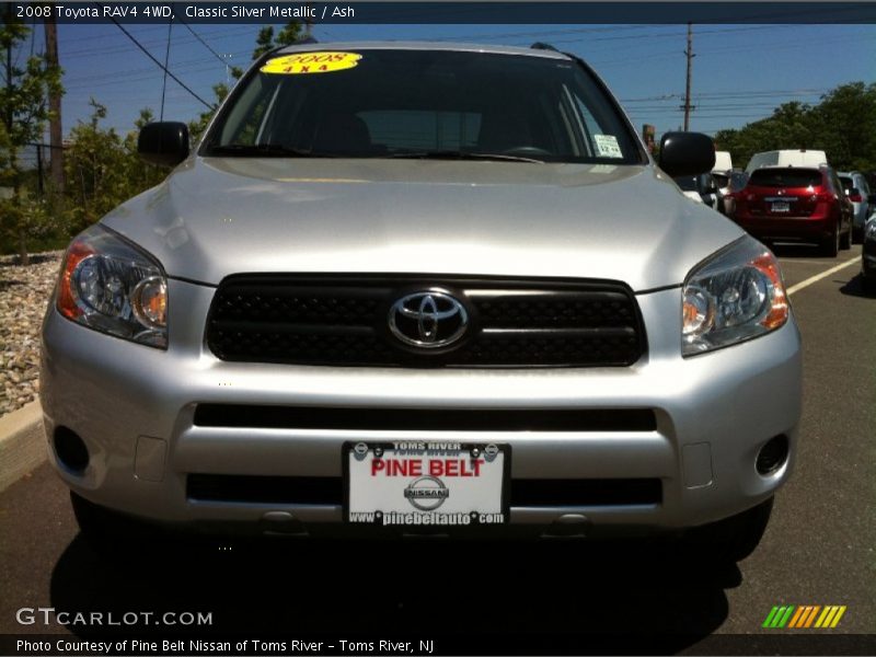 Classic Silver Metallic / Ash 2008 Toyota RAV4 4WD