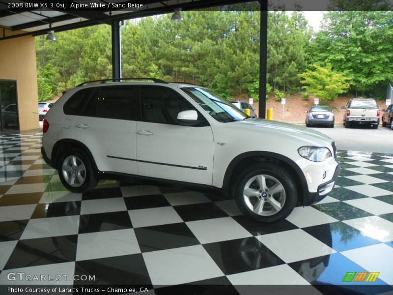 Alpine White / Sand Beige 2008 BMW X5 3.0si