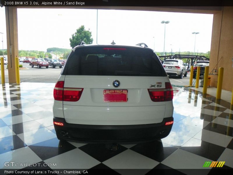 Alpine White / Sand Beige 2008 BMW X5 3.0si
