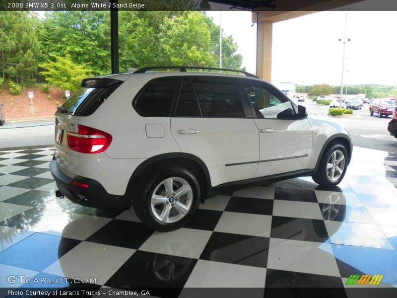 Alpine White / Sand Beige 2008 BMW X5 3.0si