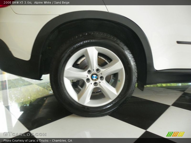 Alpine White / Sand Beige 2008 BMW X5 3.0si