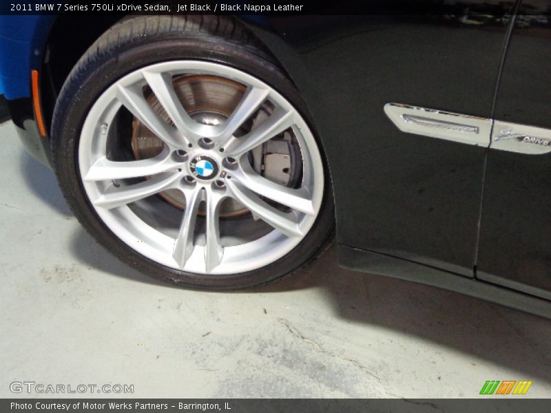 Jet Black / Black Nappa Leather 2011 BMW 7 Series 750Li xDrive Sedan