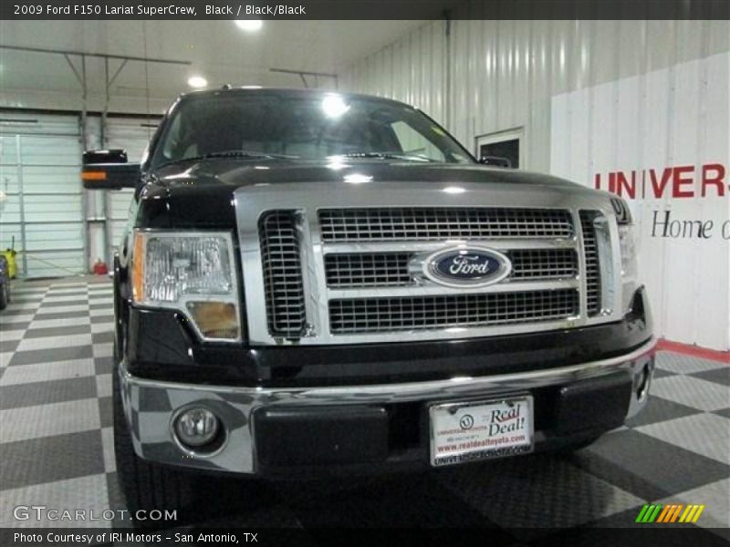 Black / Black/Black 2009 Ford F150 Lariat SuperCrew