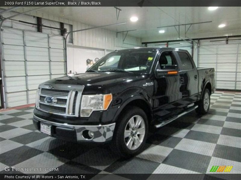 Black / Black/Black 2009 Ford F150 Lariat SuperCrew