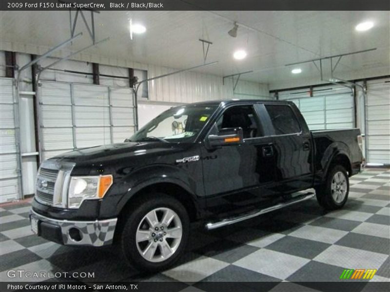 Black / Black/Black 2009 Ford F150 Lariat SuperCrew