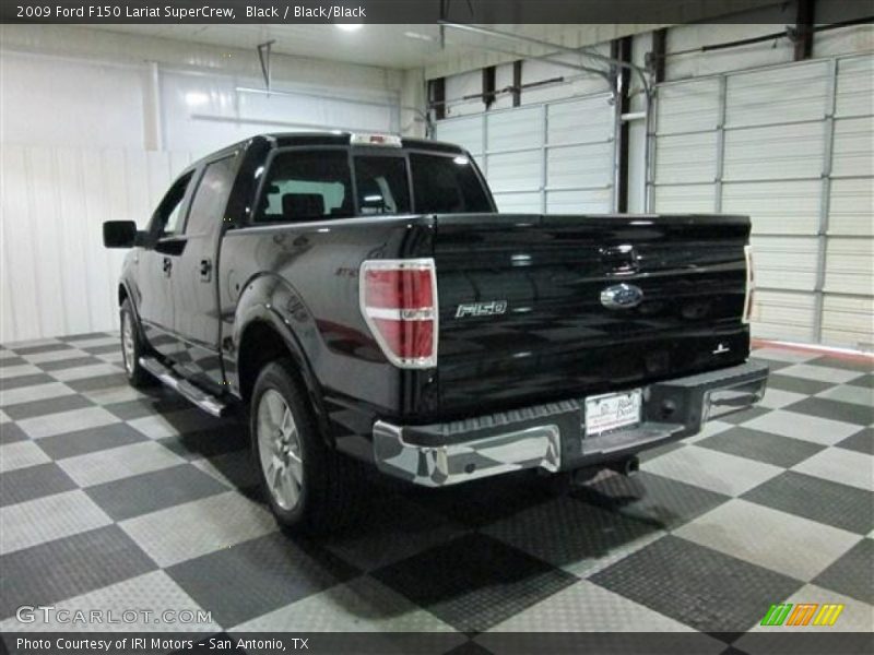 Black / Black/Black 2009 Ford F150 Lariat SuperCrew