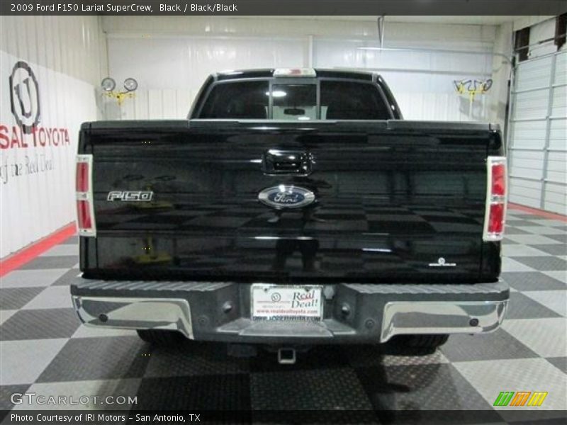 Black / Black/Black 2009 Ford F150 Lariat SuperCrew