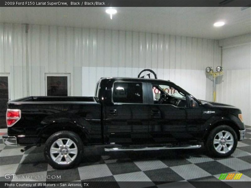Black / Black/Black 2009 Ford F150 Lariat SuperCrew