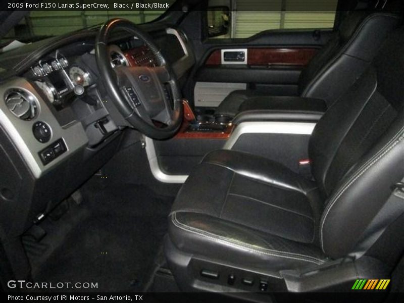 Black / Black/Black 2009 Ford F150 Lariat SuperCrew