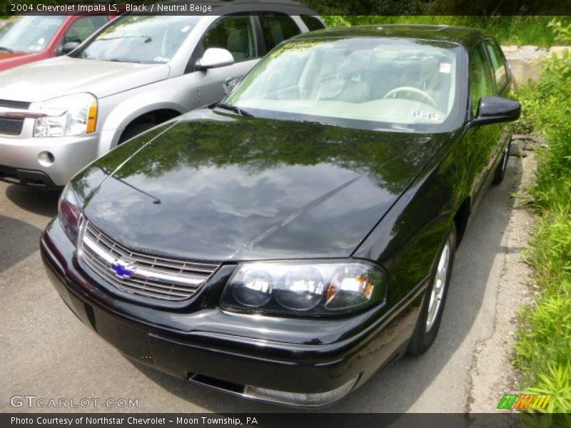 Black / Neutral Beige 2004 Chevrolet Impala LS