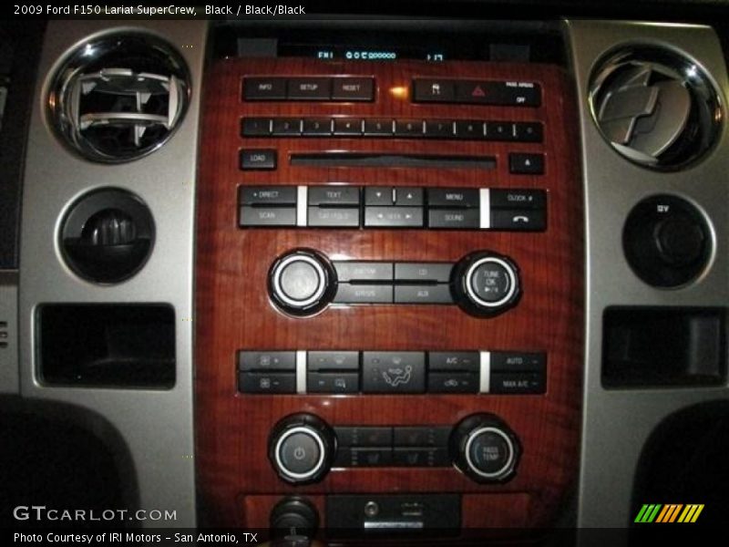 Black / Black/Black 2009 Ford F150 Lariat SuperCrew