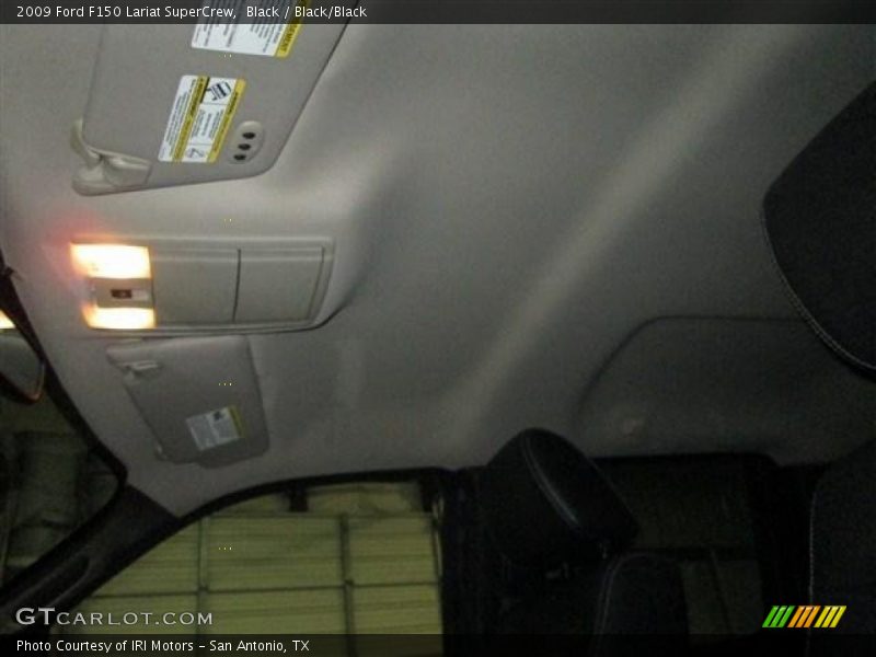 Black / Black/Black 2009 Ford F150 Lariat SuperCrew