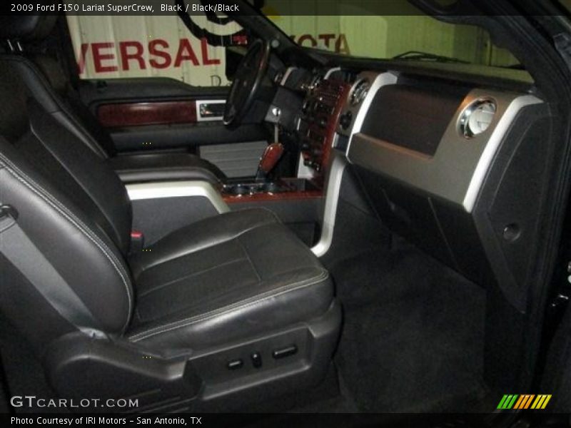 Black / Black/Black 2009 Ford F150 Lariat SuperCrew
