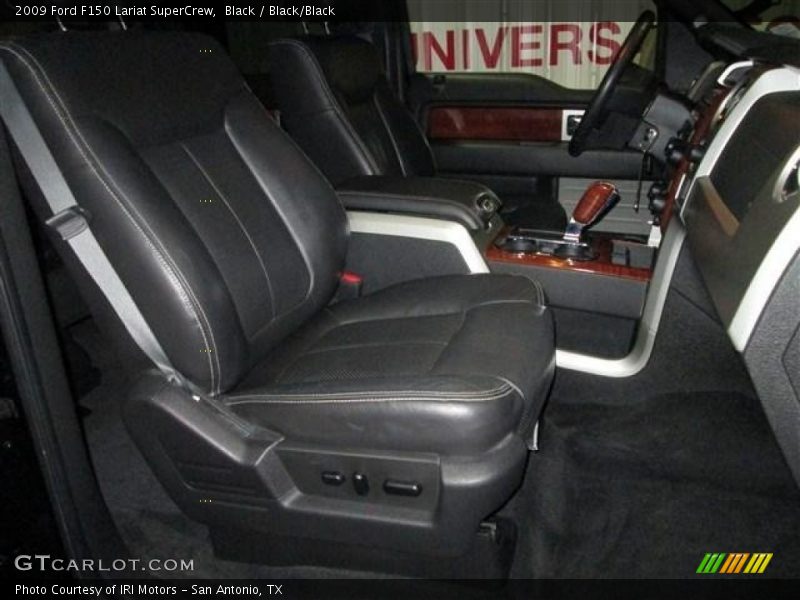 Black / Black/Black 2009 Ford F150 Lariat SuperCrew