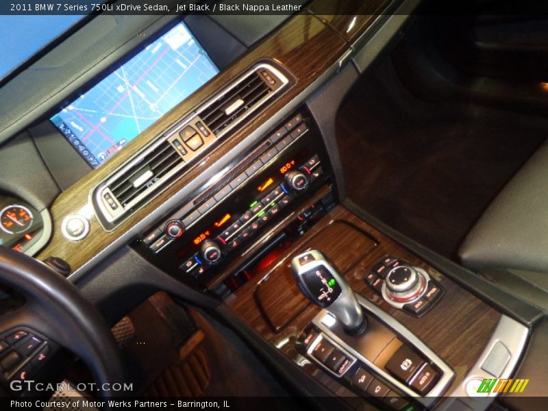 Jet Black / Black Nappa Leather 2011 BMW 7 Series 750Li xDrive Sedan