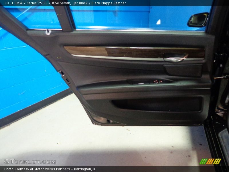 Jet Black / Black Nappa Leather 2011 BMW 7 Series 750Li xDrive Sedan