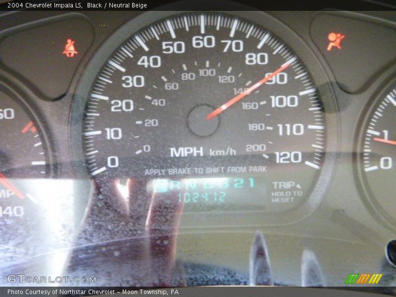 Black / Neutral Beige 2004 Chevrolet Impala LS
