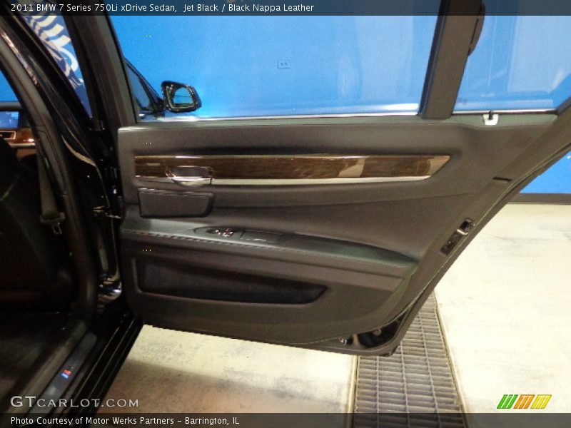 Jet Black / Black Nappa Leather 2011 BMW 7 Series 750Li xDrive Sedan