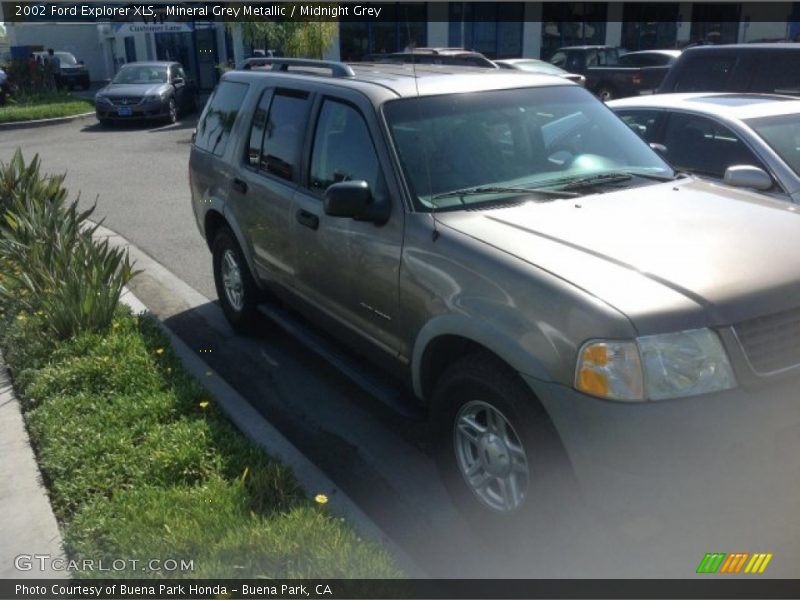 Mineral Grey Metallic / Midnight Grey 2002 Ford Explorer XLS