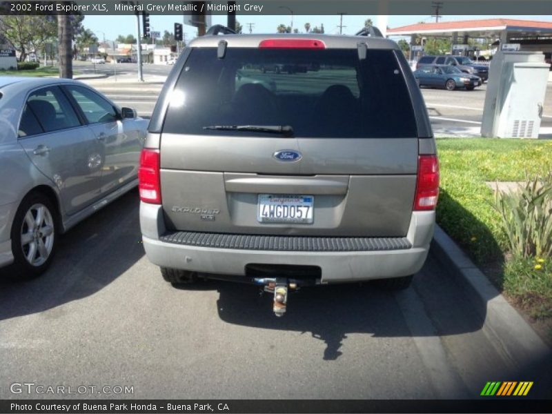 Mineral Grey Metallic / Midnight Grey 2002 Ford Explorer XLS