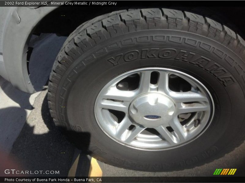 Mineral Grey Metallic / Midnight Grey 2002 Ford Explorer XLS