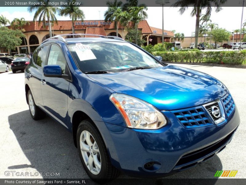 Indigo Blue / Gray 2010 Nissan Rogue SL