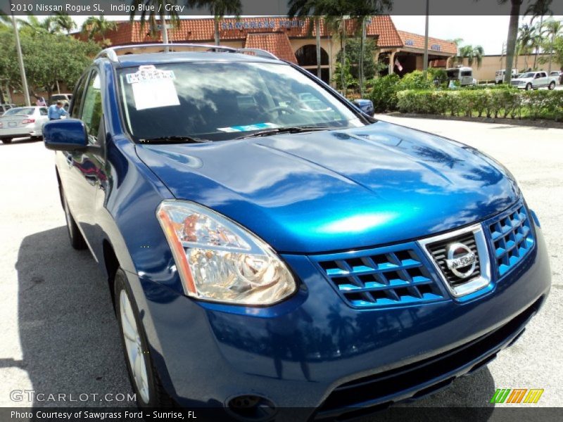 Indigo Blue / Gray 2010 Nissan Rogue SL