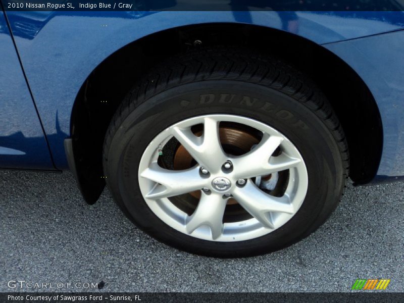 Indigo Blue / Gray 2010 Nissan Rogue SL