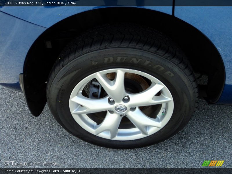 Indigo Blue / Gray 2010 Nissan Rogue SL