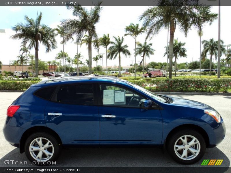 Indigo Blue / Gray 2010 Nissan Rogue SL