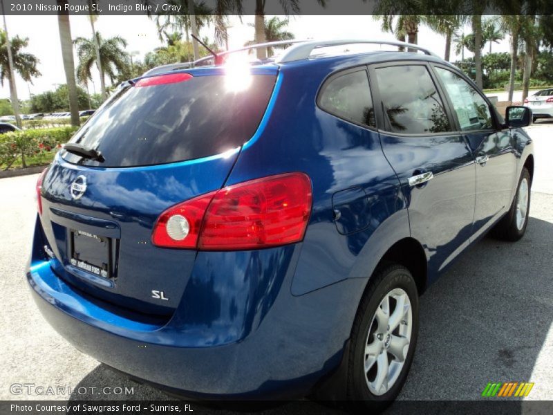 Indigo Blue / Gray 2010 Nissan Rogue SL