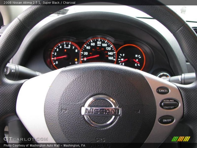 Super Black / Charcoal 2008 Nissan Altima 2.5 S