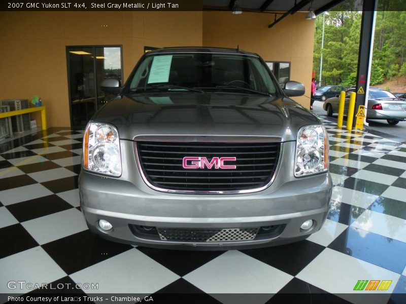 Steel Gray Metallic / Light Tan 2007 GMC Yukon SLT 4x4