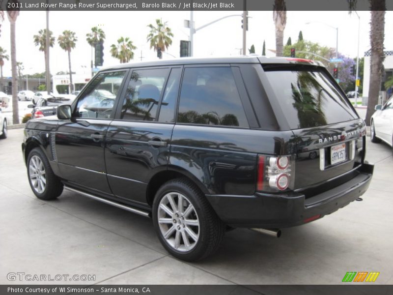 Barolo Black / Jet Black/Jet Black 2011 Land Rover Range Rover Supercharged