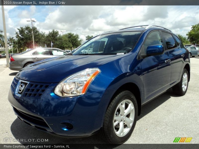 Indigo Blue / Gray 2010 Nissan Rogue SL