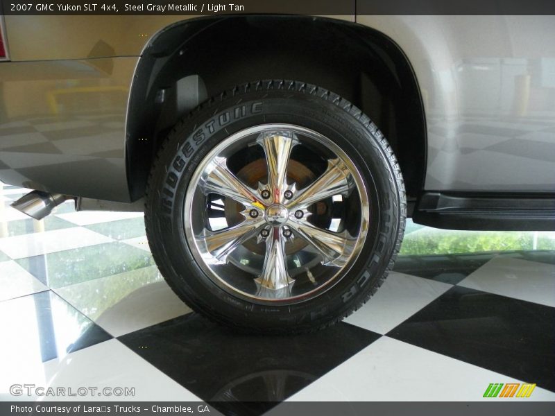 Steel Gray Metallic / Light Tan 2007 GMC Yukon SLT 4x4