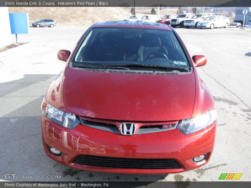 Habanero Red Pearl / Black 2006 Honda Civic Si Coupe