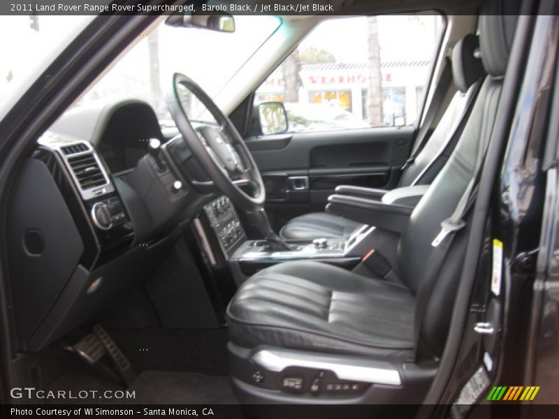Barolo Black / Jet Black/Jet Black 2011 Land Rover Range Rover Supercharged